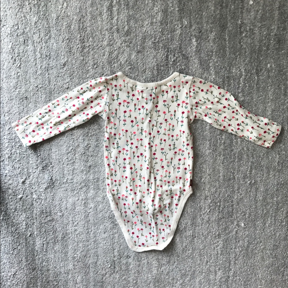 Tea Collection baby bodysuit onesie with flowers